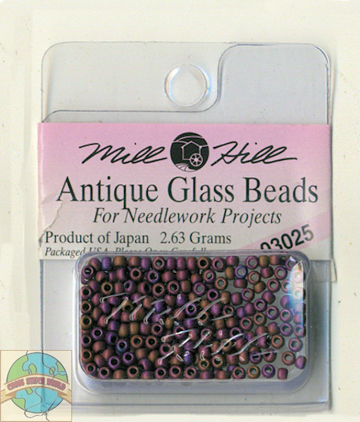 Mill Hill Antique Glass Beads 2.63g Wildberry #03025