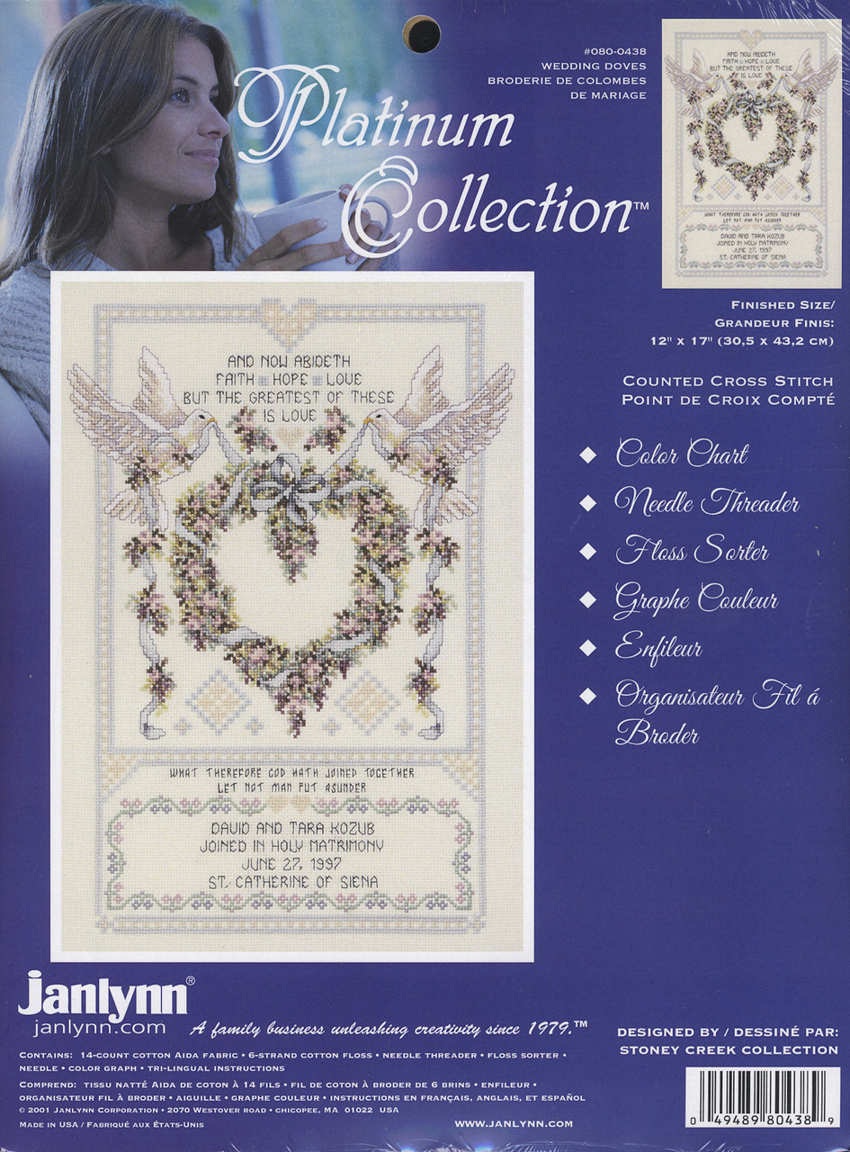 Janlynn Platinum Collection - Wedding Doves