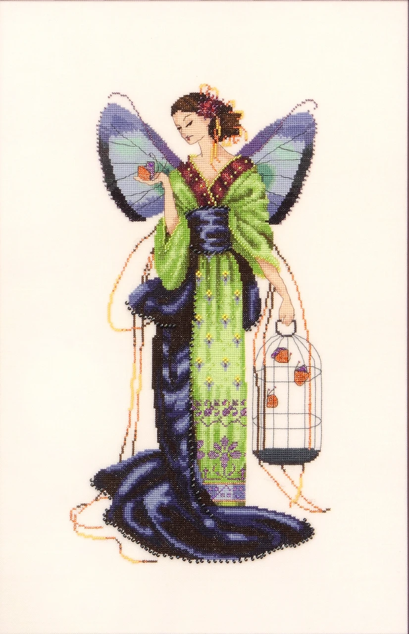 ☆fairy☆ Mirabilia - September Sapphire Fairy - CrossStitchWorld