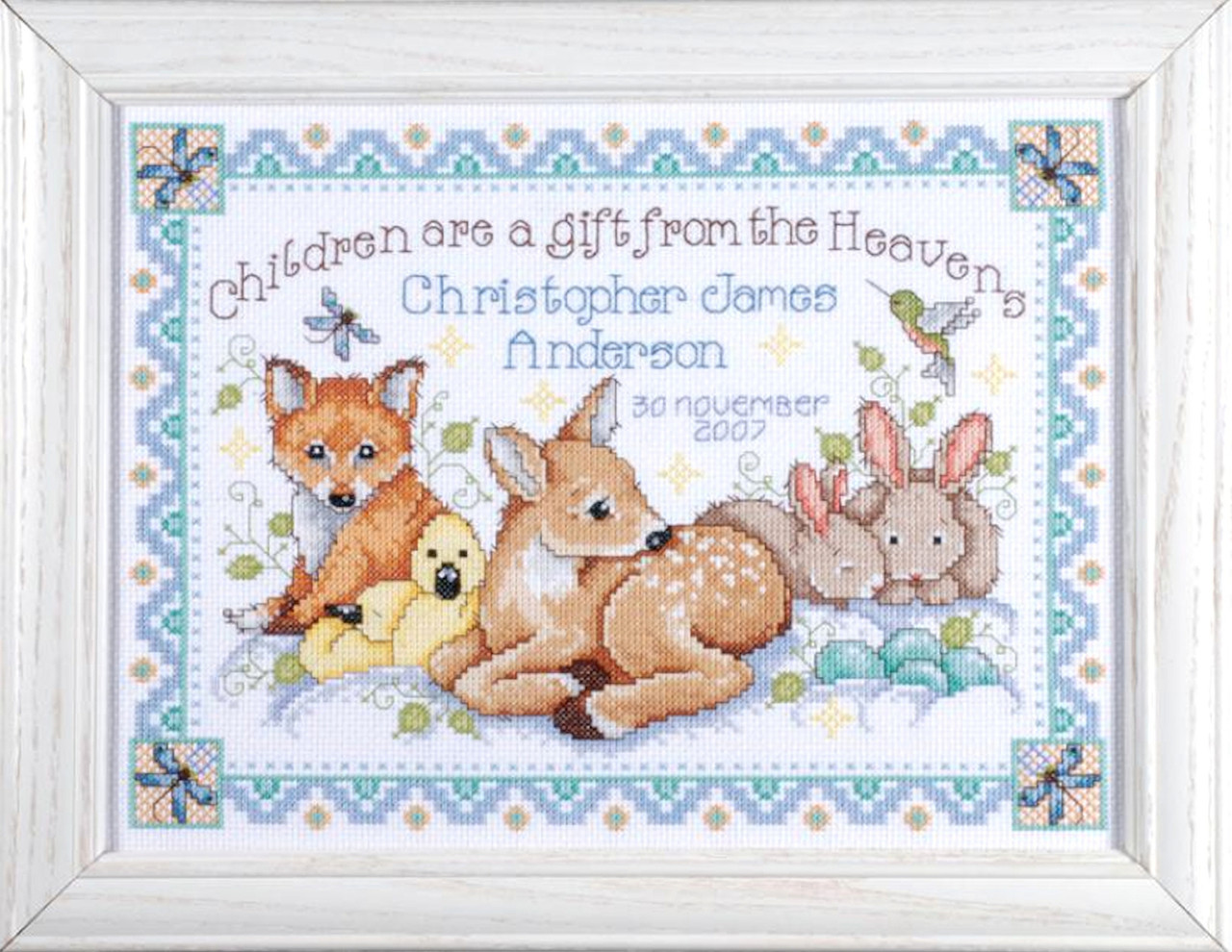 Design Works - Woodland Baby Sampler