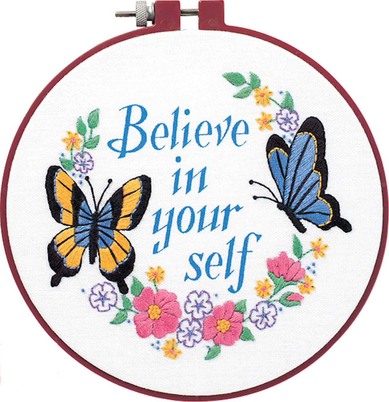 Believe in Yourself Embroidery Pattern Transfers [Book]