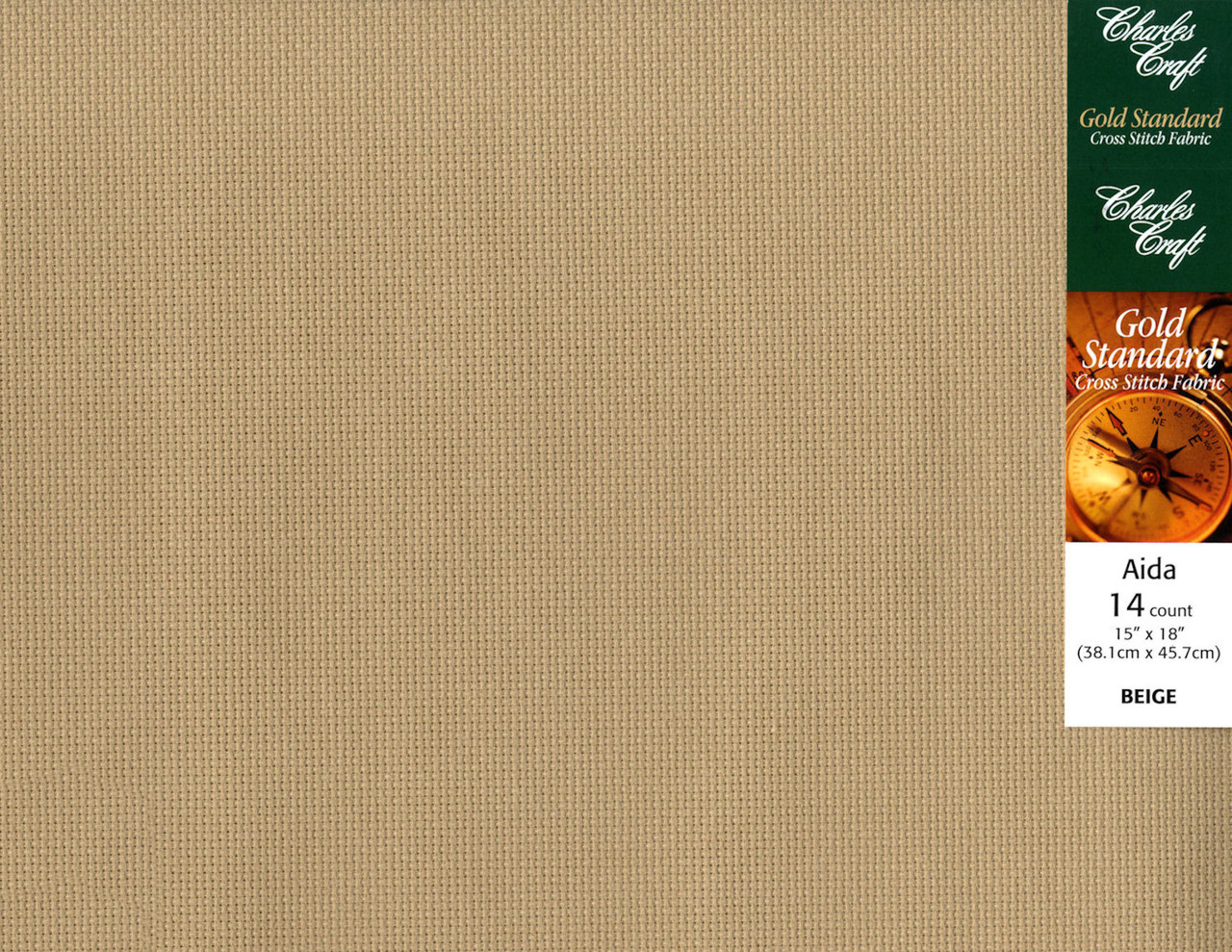 Charles Craft - 14 Ct Beige 15 x 18 in