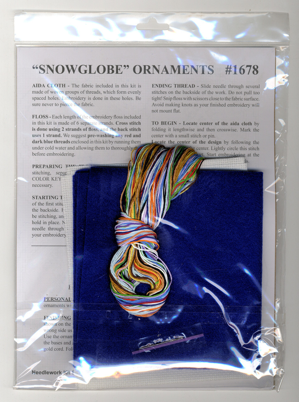 Design Works - Snowglobes Ornament Set (6)