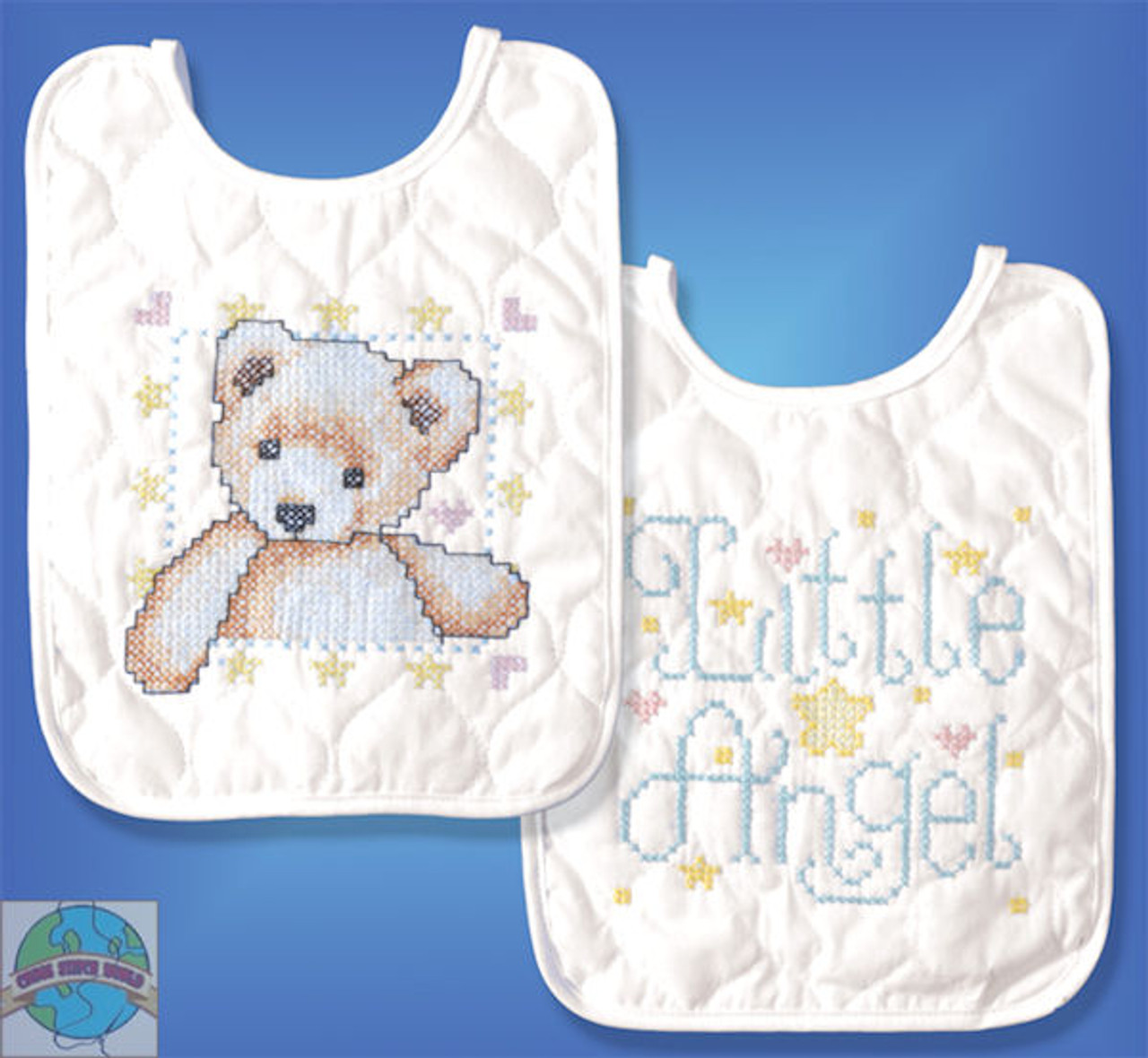 Design Works - Angel with Bear Bibs (2)