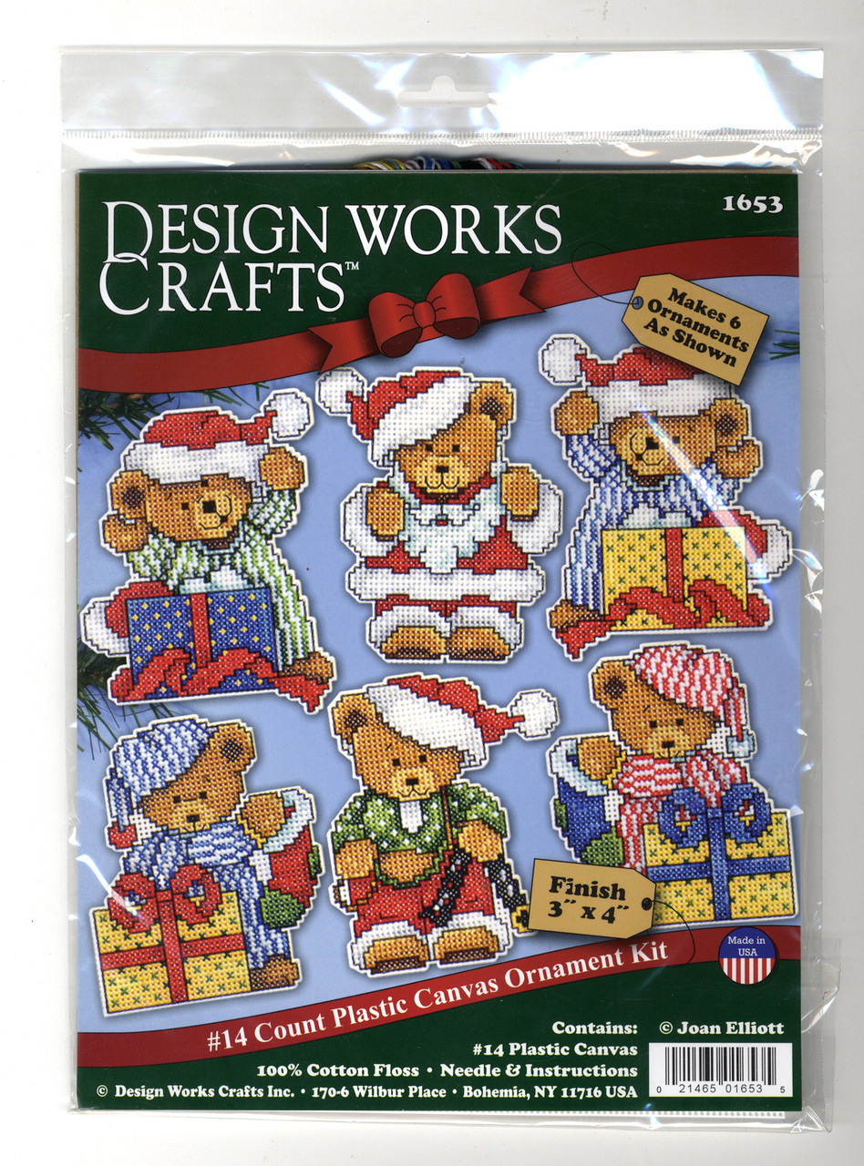 Design Works - Little Bears Ornament Set (6)