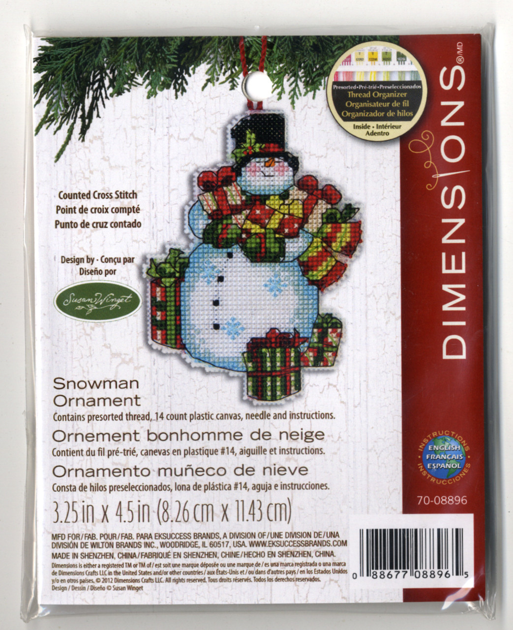 Dimensions - Snowman Ornament