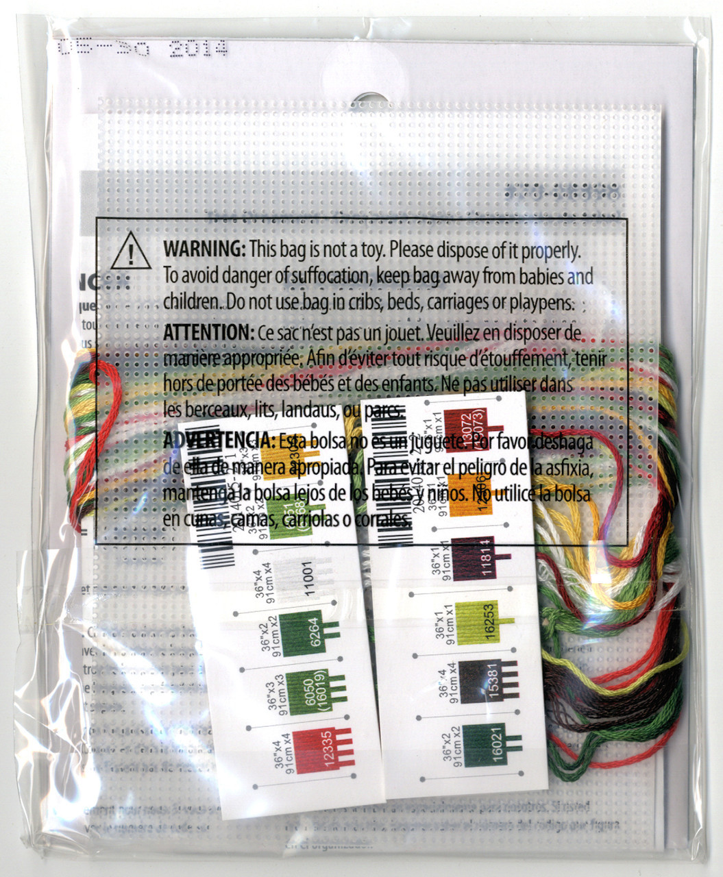 Dimensions Susan Winget Tree Ornament Counted Cross Stitch Kit 14 Count Plastic Canvas