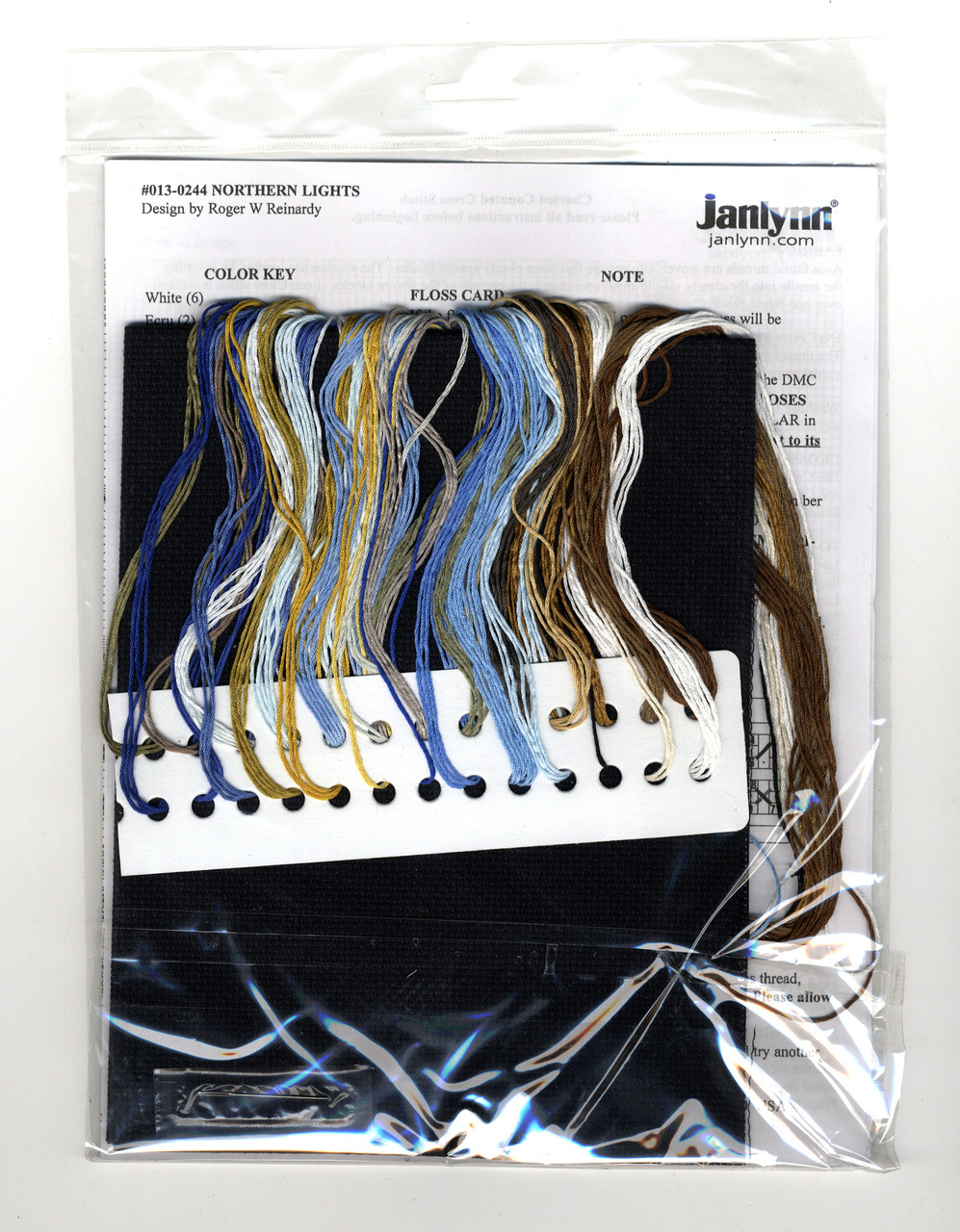 Janlynn kruissteek-set, 14-draads, wintermontage, 27,9 x 35,6 cm