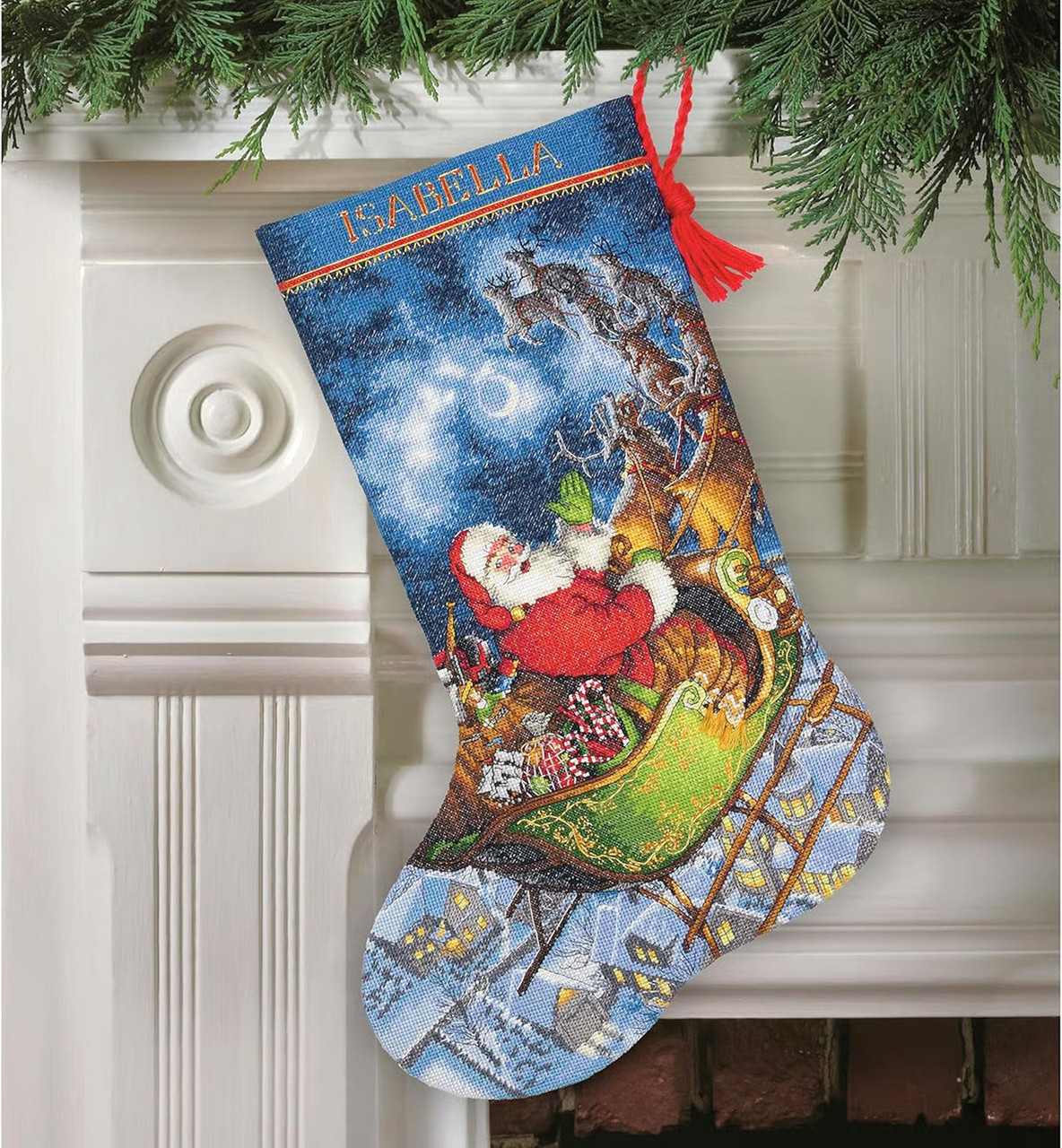 Gold Collection - Santa's Flight Stocking