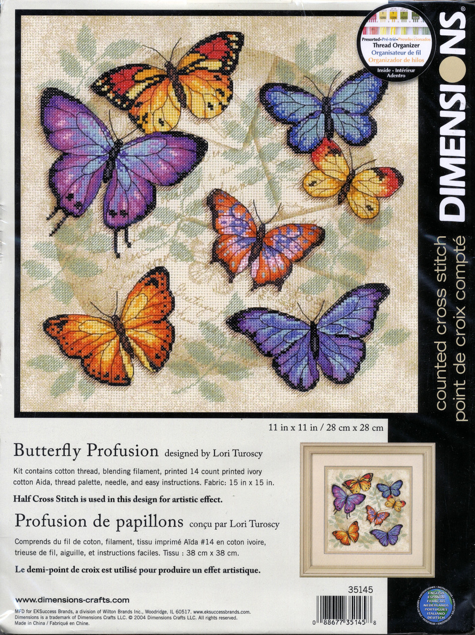 Dimensions - Butterfly Profusion - CrossStitchWorld