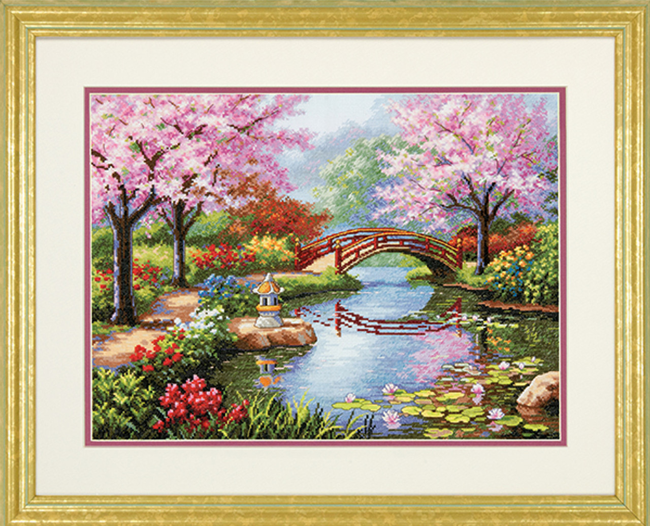 Gold Collection - Japanese Bridge - CrossStitchWorld