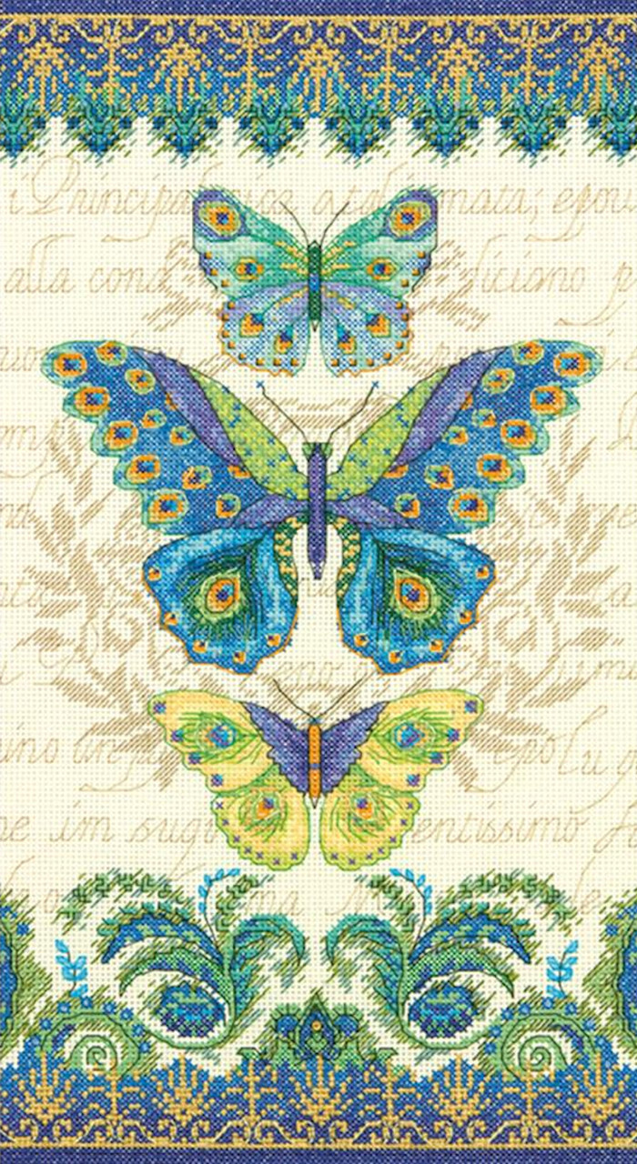 Dimensions - Peacock Butterflies - CrossStitchWorld