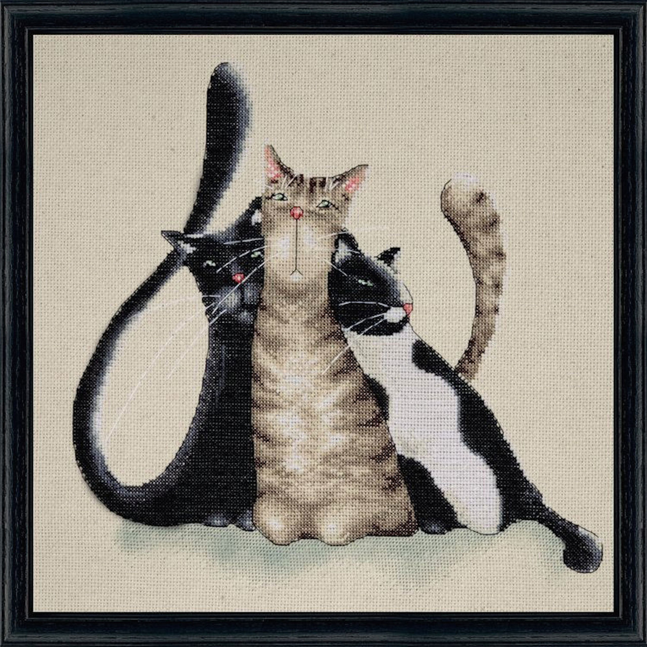 Design Works - Kitty Trio - CrossStitchWorld