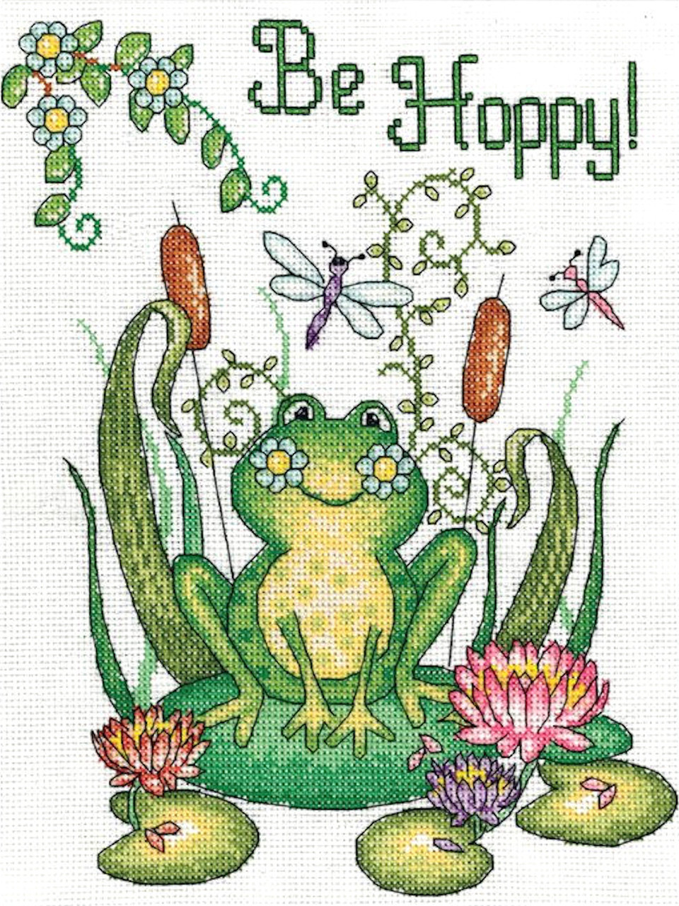 Design Works - Be Hoppy (Frog) - CrossStitchWorld design-works-be-hoppy-frog-crossstitchworld