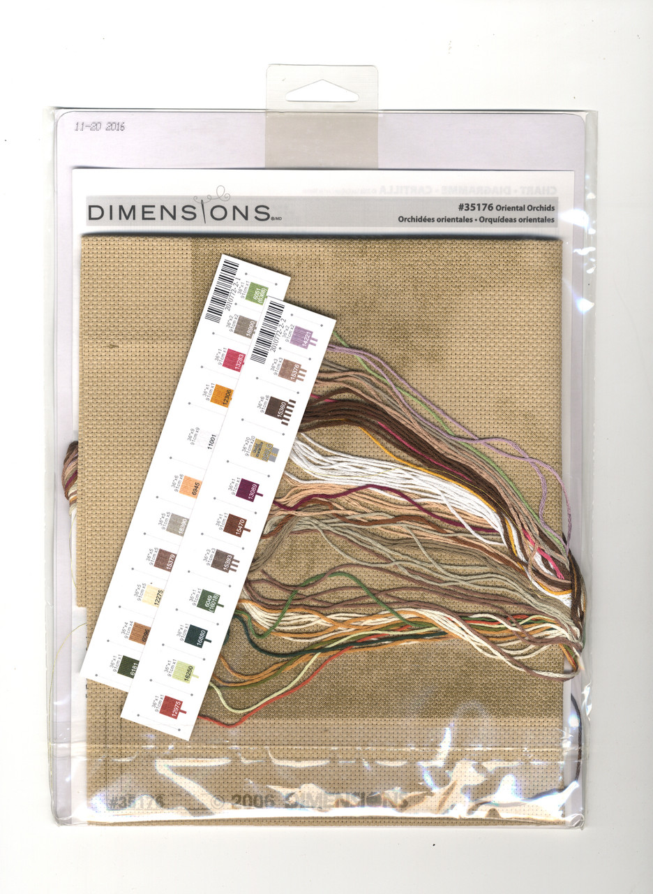 Dimensions - Oriental Orchids - CrossStitchWorld