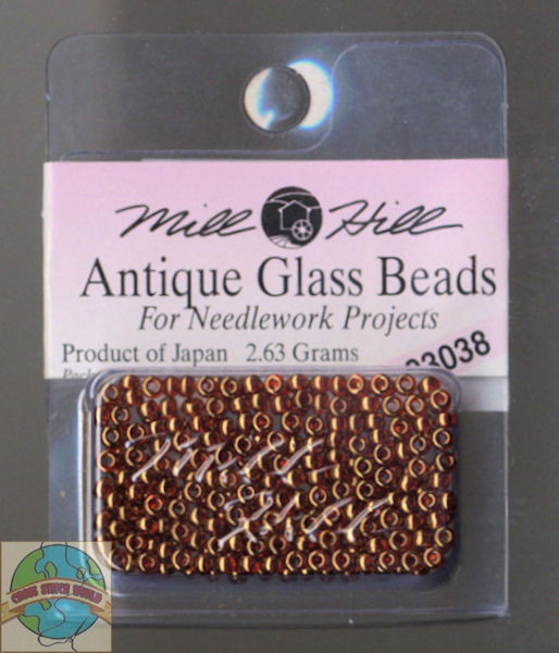 Mill Hill Antique Glass Beads 2.63g Antique Ginger #03038