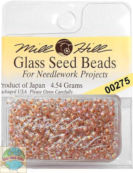 Mill Hill Glass Seed Beads 4.54g Coral #00275 - CrossStitchWorld