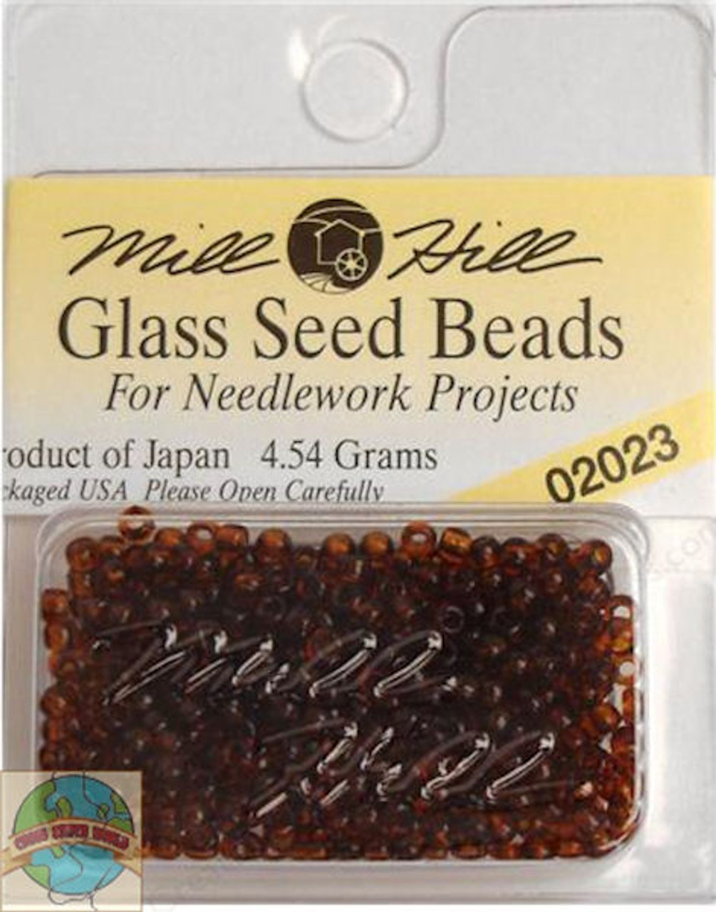 Mill Hill Glass Seed Beads 4.54g Root Beer #02023