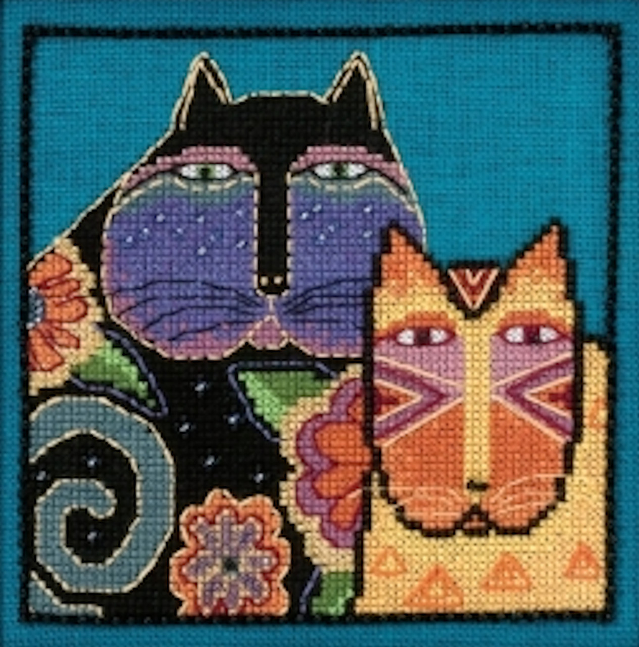 Mill Hill / Laurel Burch - Feline Friends (AIDA) - CrossStitchWorld