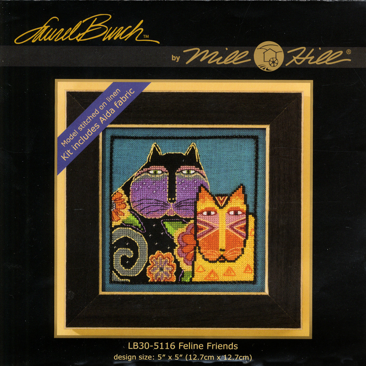 Mill Hill / Laurel Burch - Feline Friends (AIDA) - CrossStitchWorld