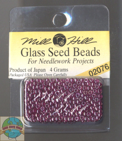 Mill Hill Glass Seed Beads 4g Elderberry #02076 - CrossStitchWorld
