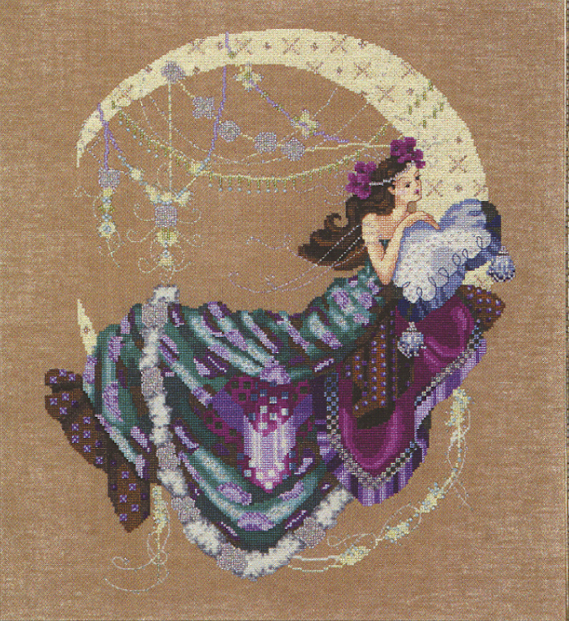 Mirabilia - Moon Flowers - CrossStitchWorld