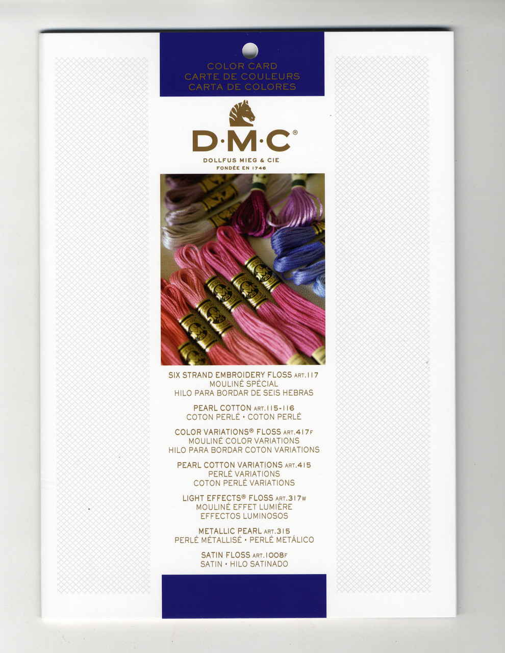 DMC Color Chart for Cross Stitch - Embroidery - Needlepoint - Printed and  Mailed Hard Copy