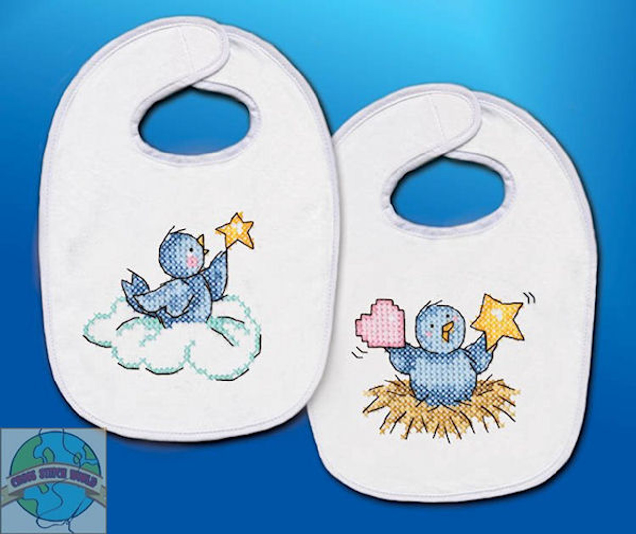 Design Works - Balloon Ride Bibs (2)