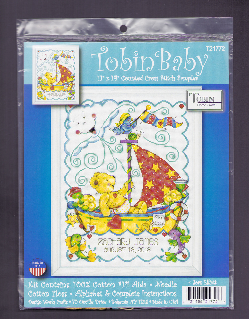 Design Works - Sail Away Birth Record