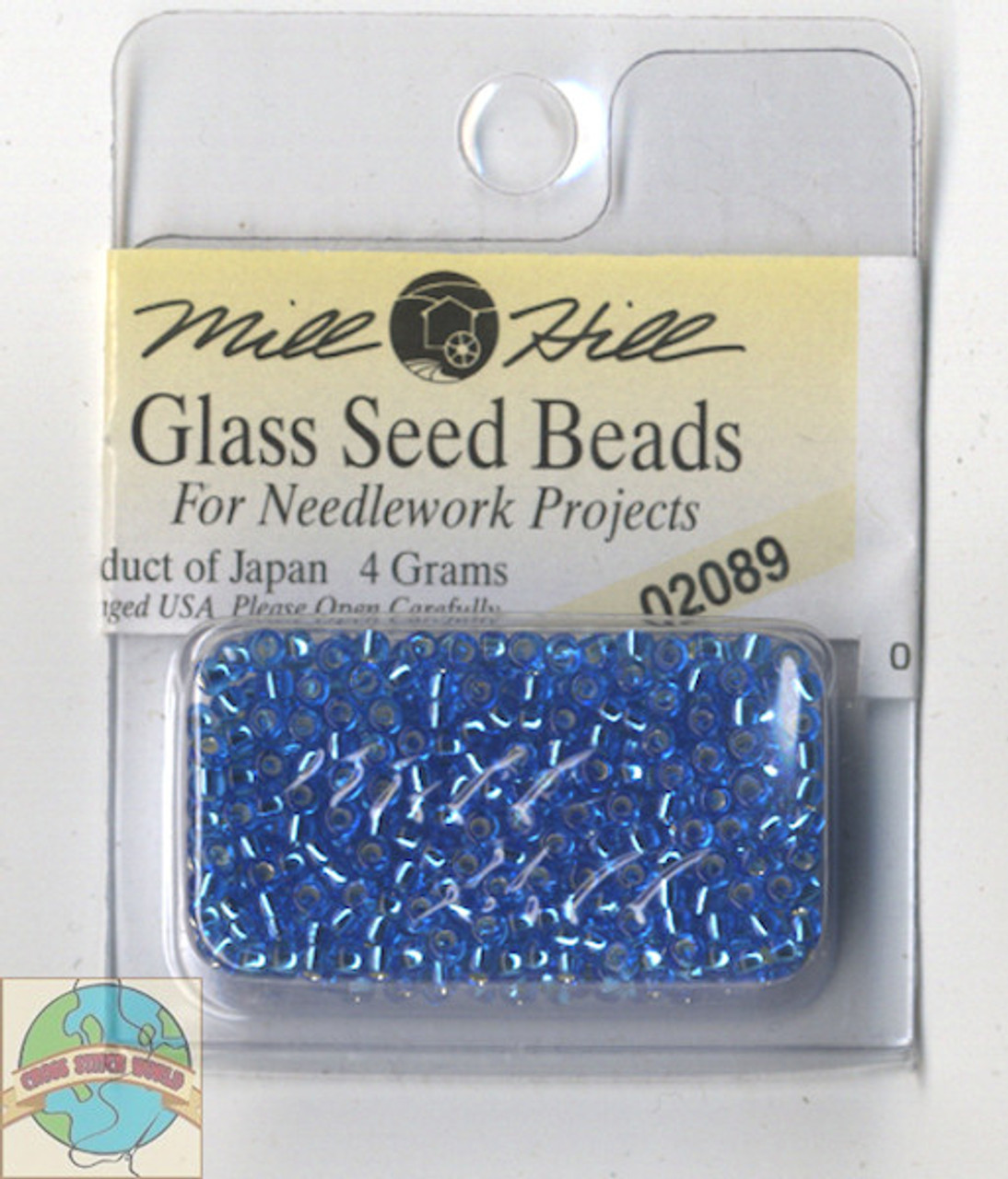 Mill Hill Glass Seed Beads 4g Brilliant Sea Blue #02089