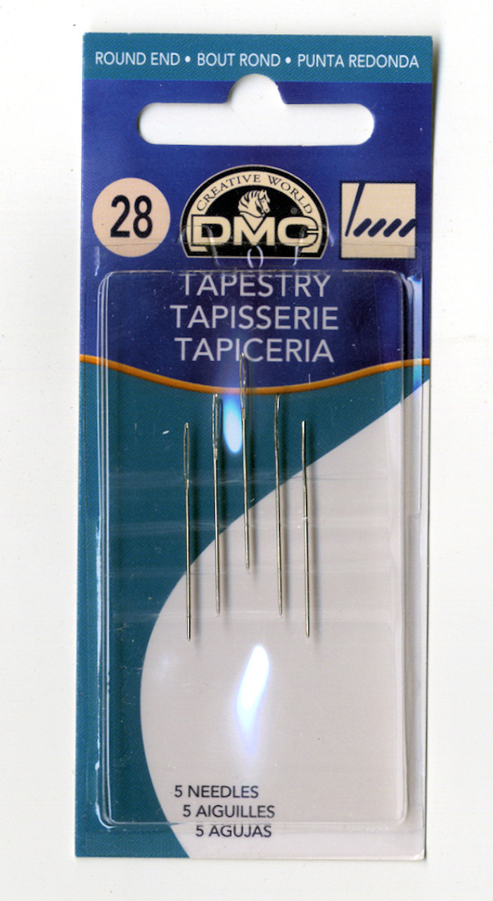 DMC - 5 Tapestry Needles (size 28)