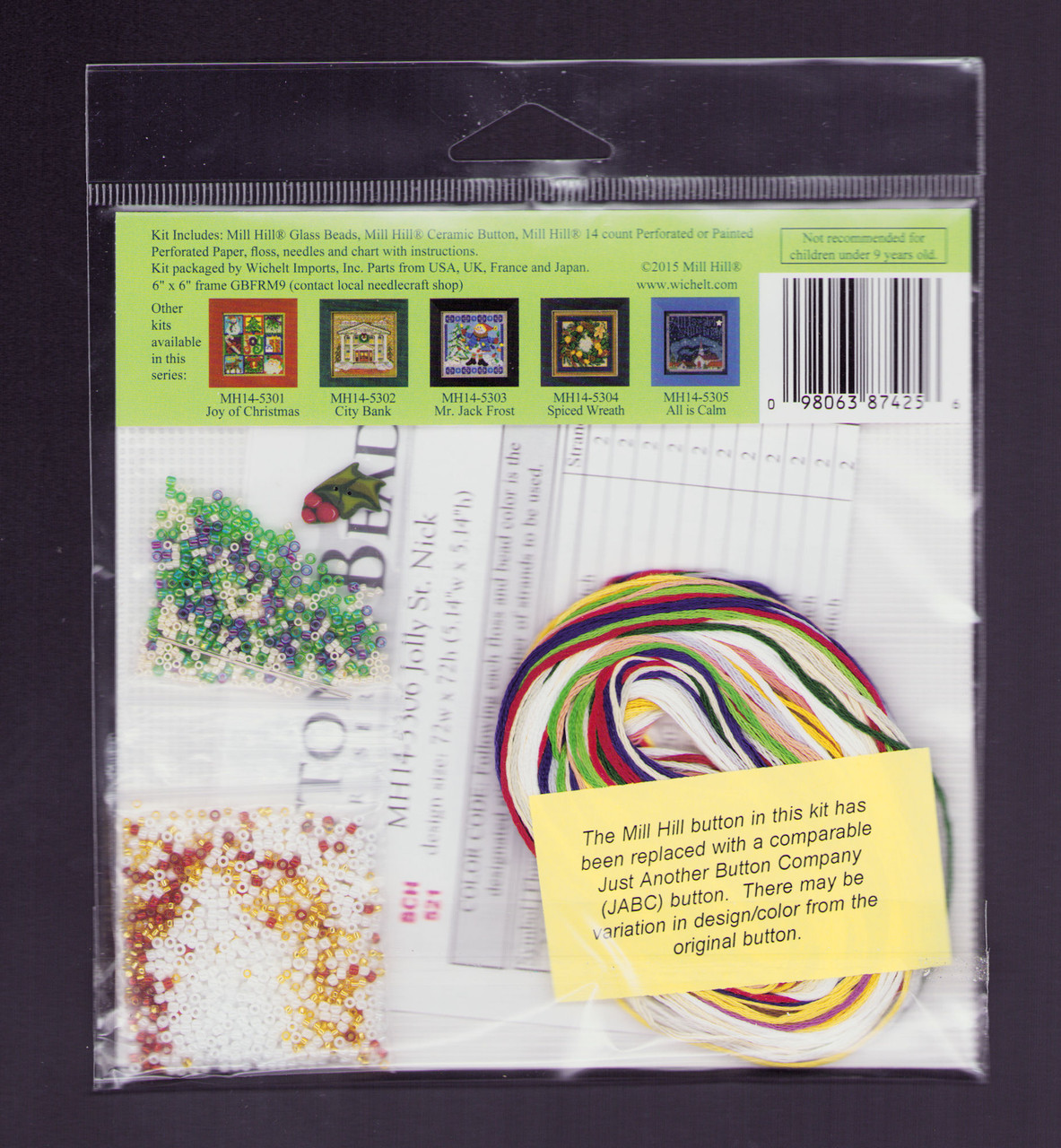 2015 Mill Hill Buttons & Beads Winter Series - Jolly St. Nick 2015 Mill Hill Buttons & Beads Winter Series - Jolly St. Nick