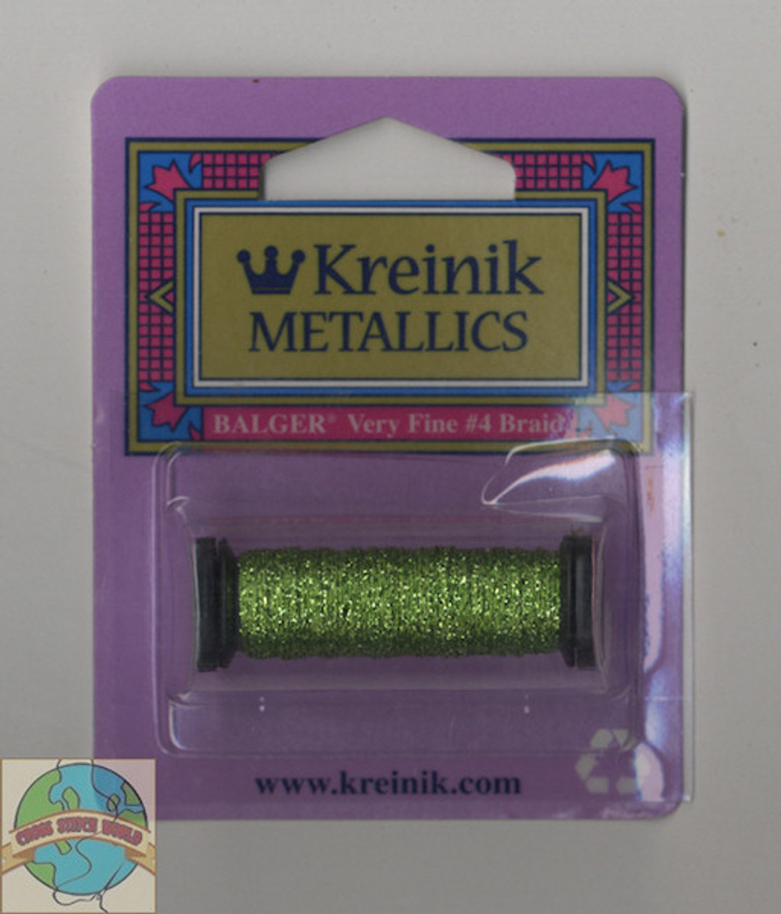 Kreinik Metallics - Very Fine #4 Chartreuse #015