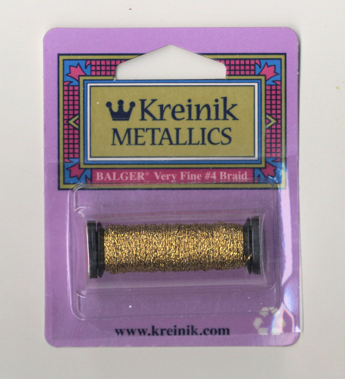 Kreinik Very Fine #4 Aztec Gold (Hi Lustre) #202HL - CrossStitchWorld