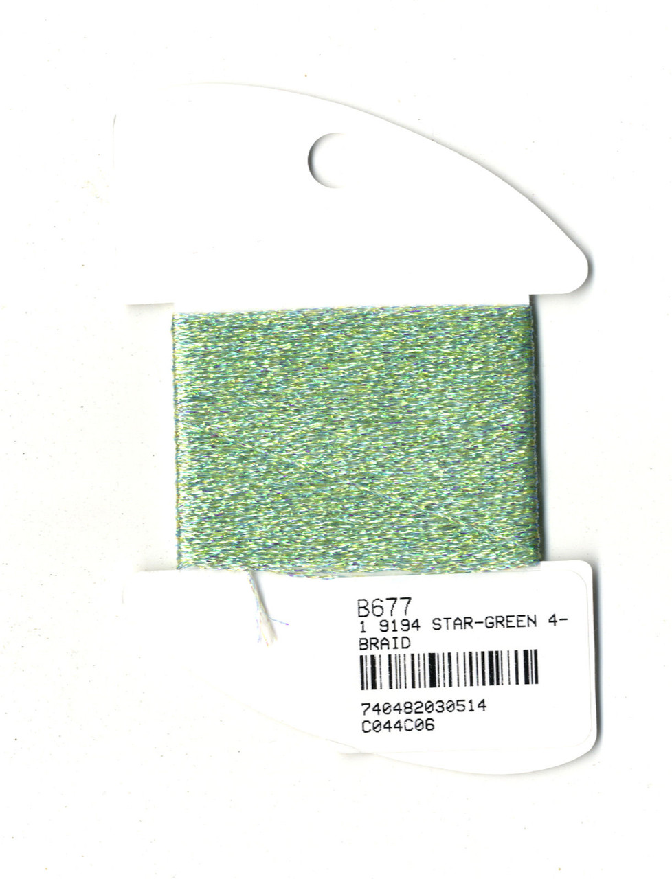 Kreinik Metallics - Very Fine #4 Star Green #9194 - CrossStitchWorld