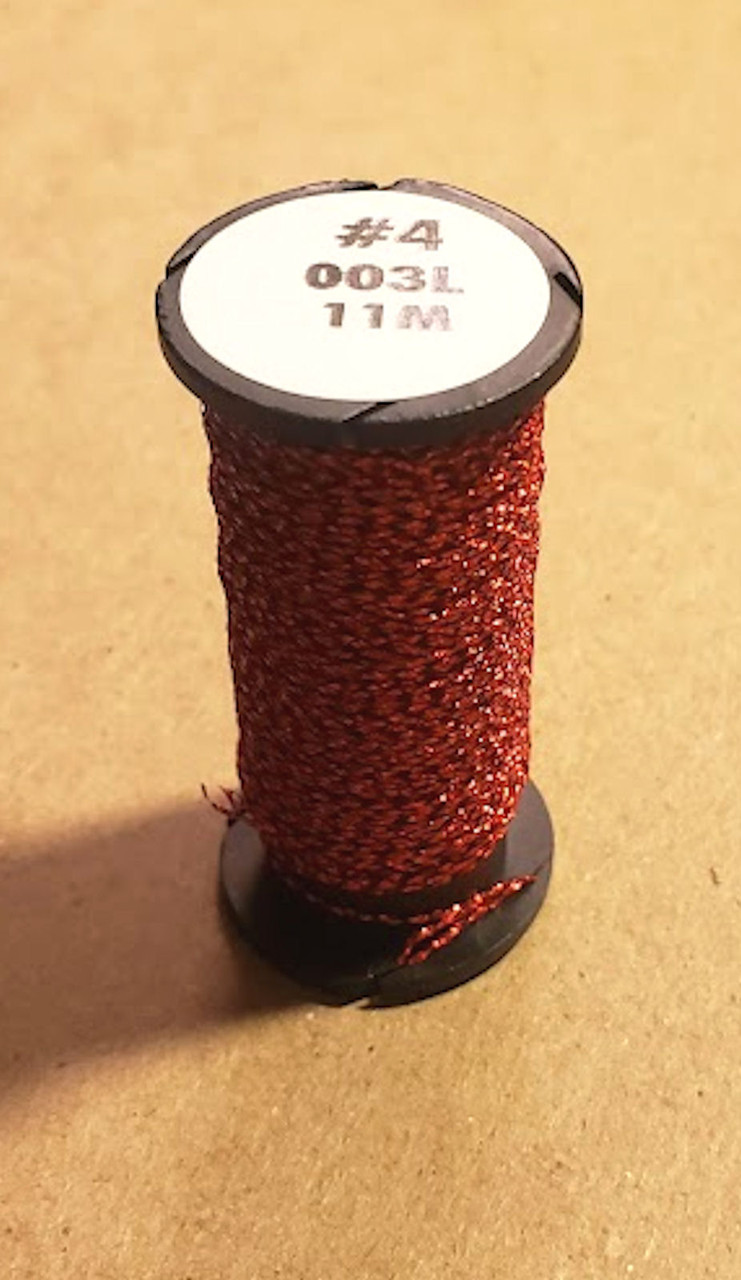 Kreinik Metallics - Very Fine #4 Robot Red #003L - CrossStitchWorld