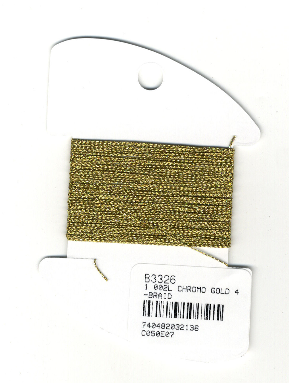 Kreinik Metallics - Very Fine #4 Chromo Gold 002L - CrossStitchWorld