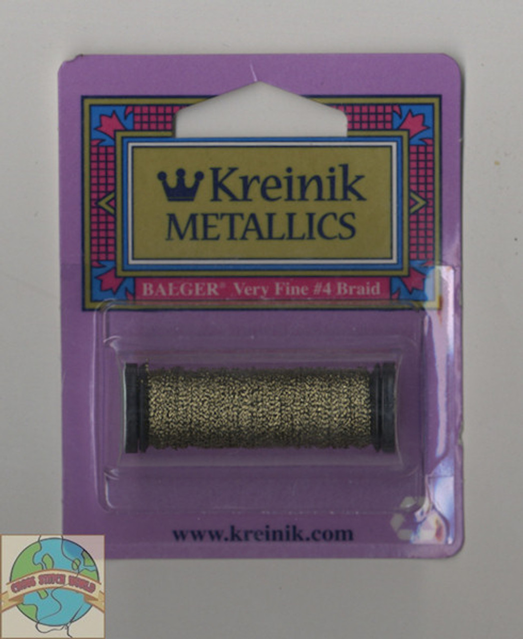 Kreinik Metallics - Very Fine #4 Antique Gold #205C