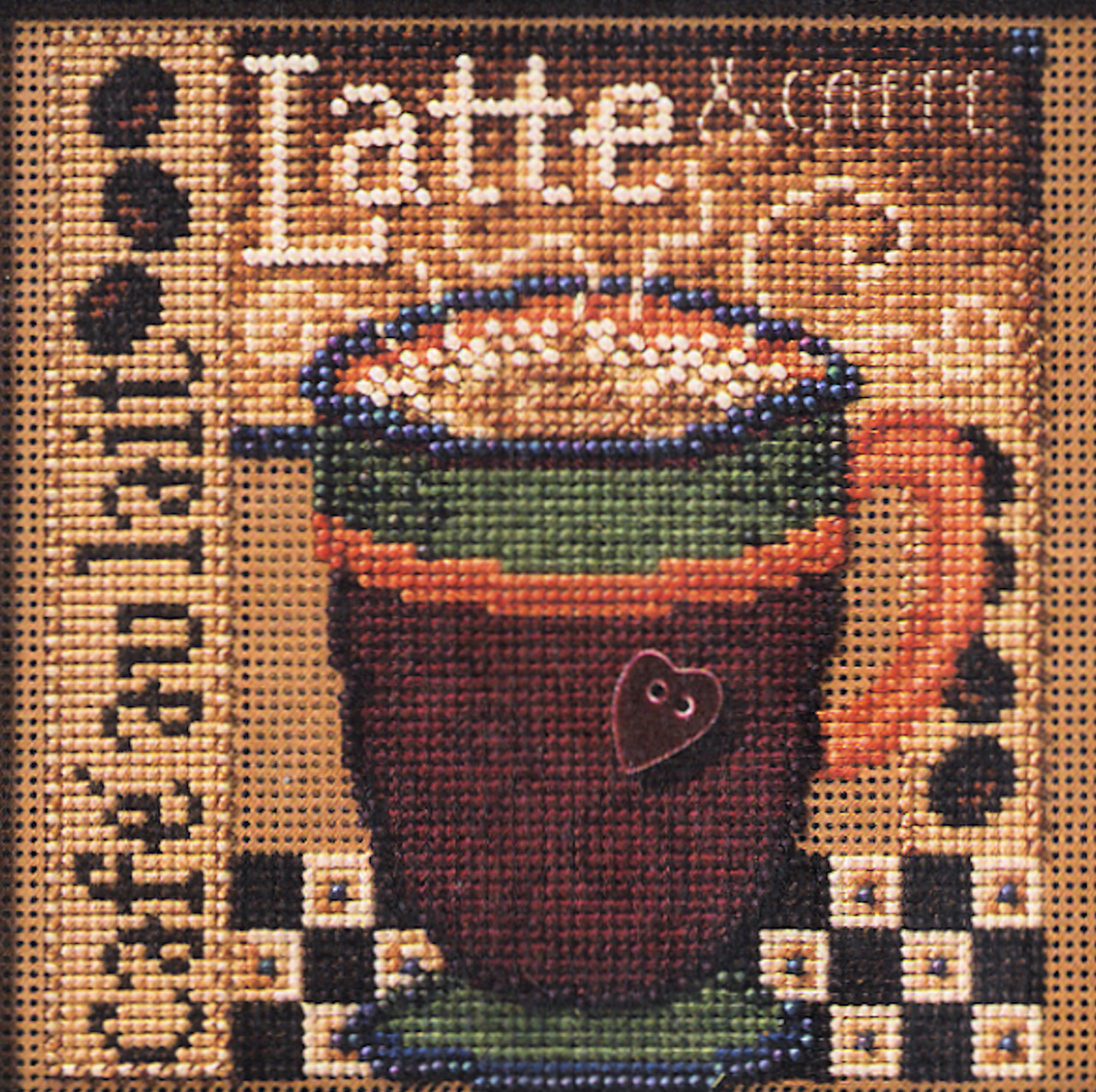 2008 Mill Hill Buttons & Beads Autumn Series- Latte - CrossStitchWorld