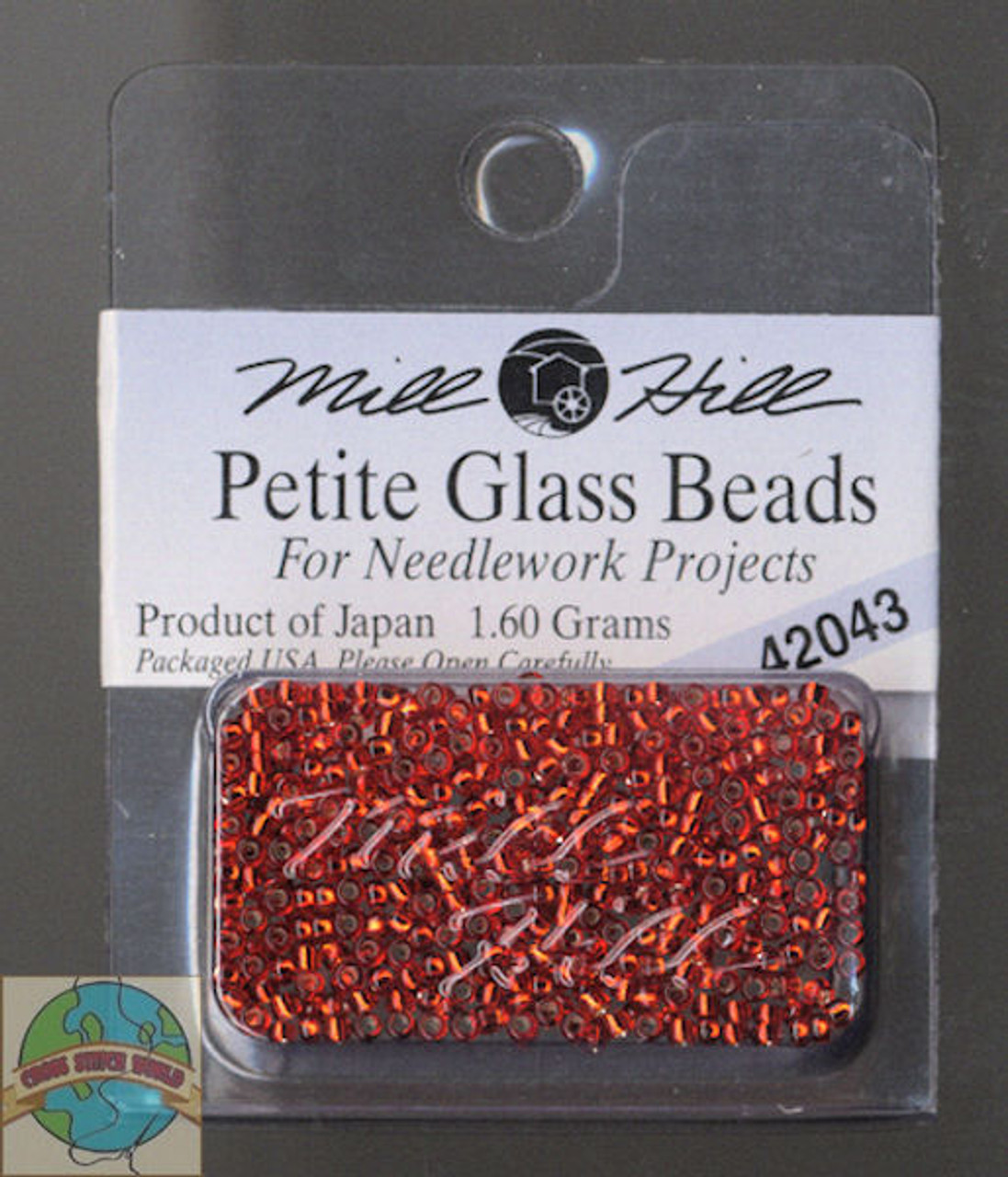 Mill Hill Petite Glass Beads 1.60g Rich Red #42043