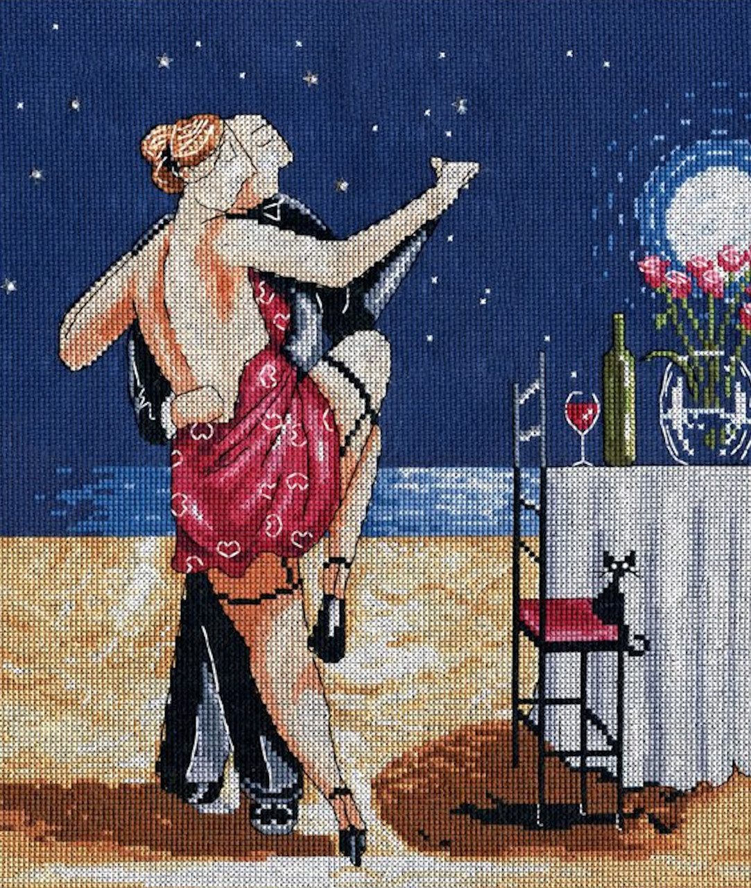 Design Works™ Light The Night Cross Stitch Stocking Kit