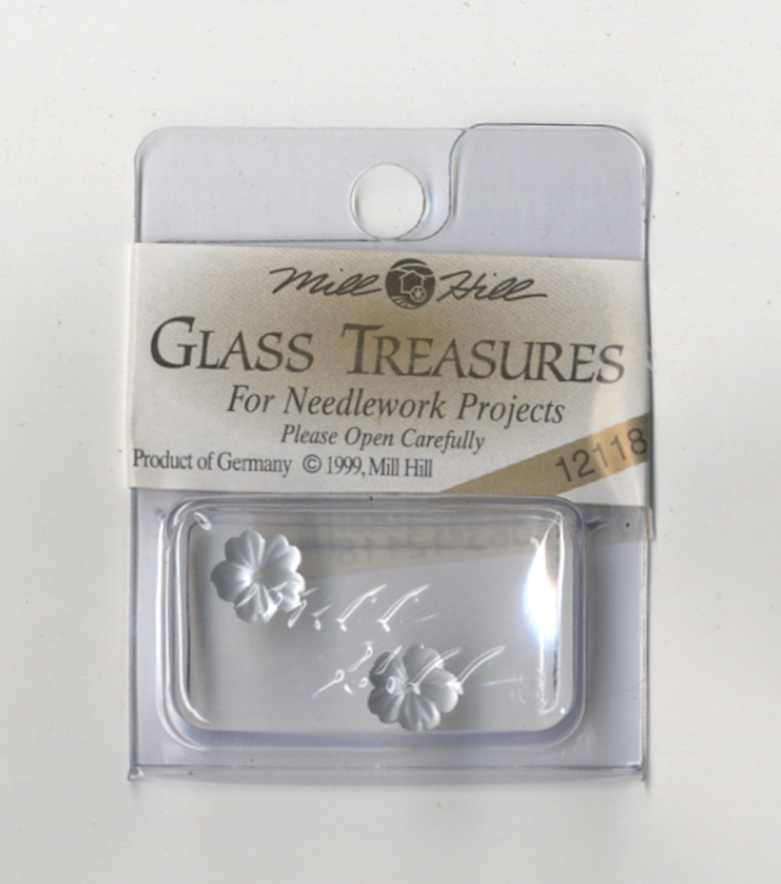 Mill Hill Glass Treasures - Petite Flower Matte Silver #12118