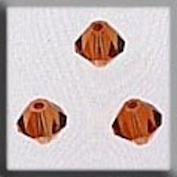 Mill Hill Crystal Treasures - Rondele Champagne Topaz #13065