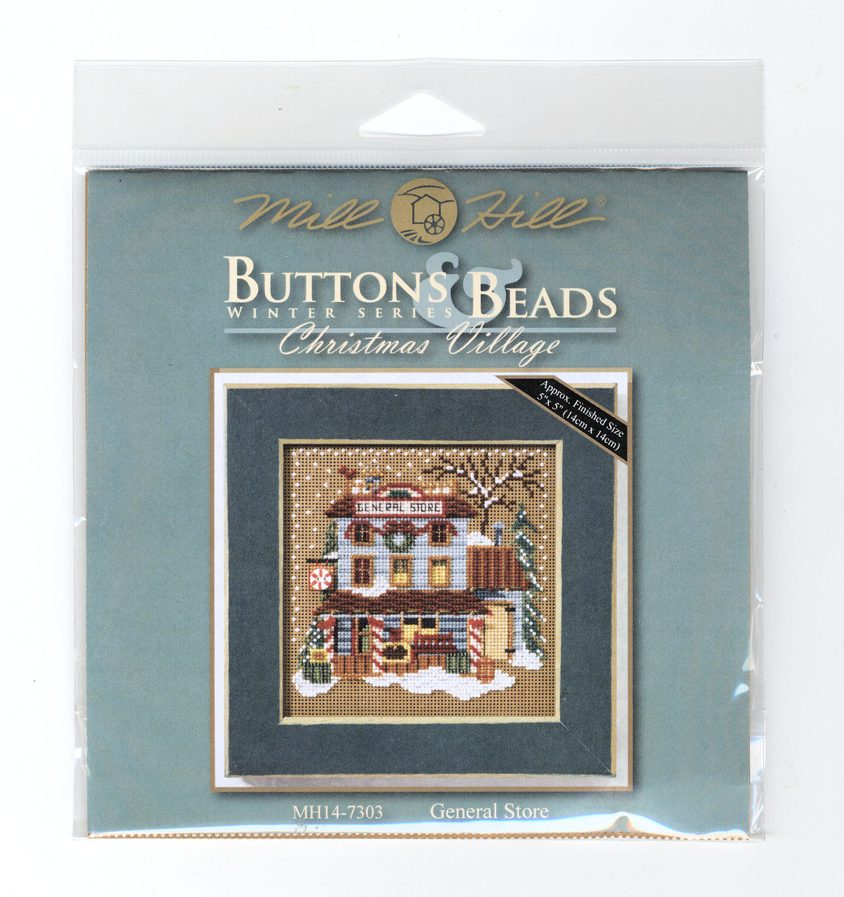 2007 Mill Hill Buttons & Beads Christmas Village Winter Series - General Store