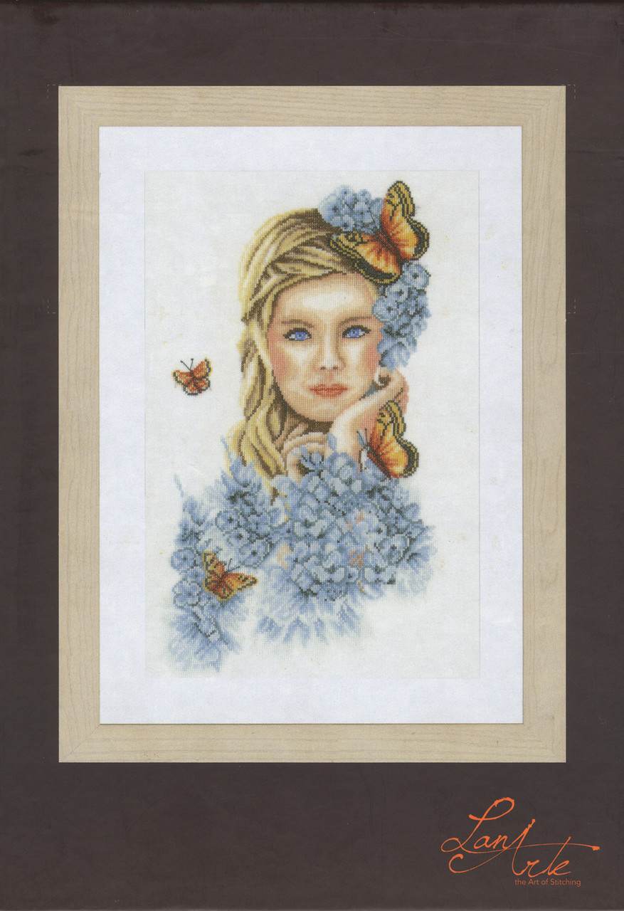LanArte - Yellow Butterflies - CrossStitchWorld