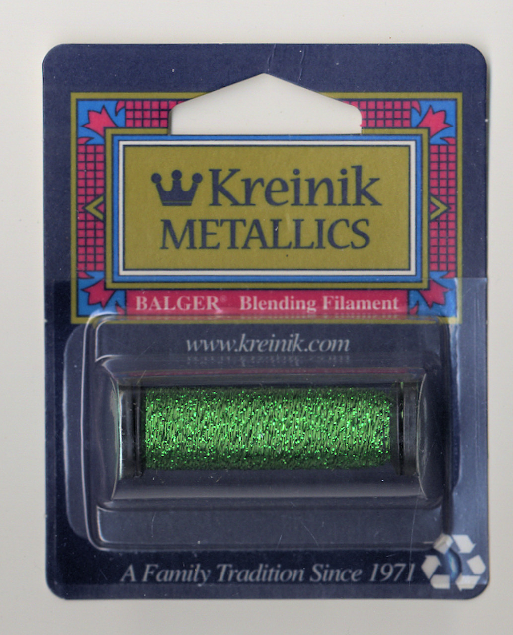 Kreinik Metallics Blending Filament - Green #008
