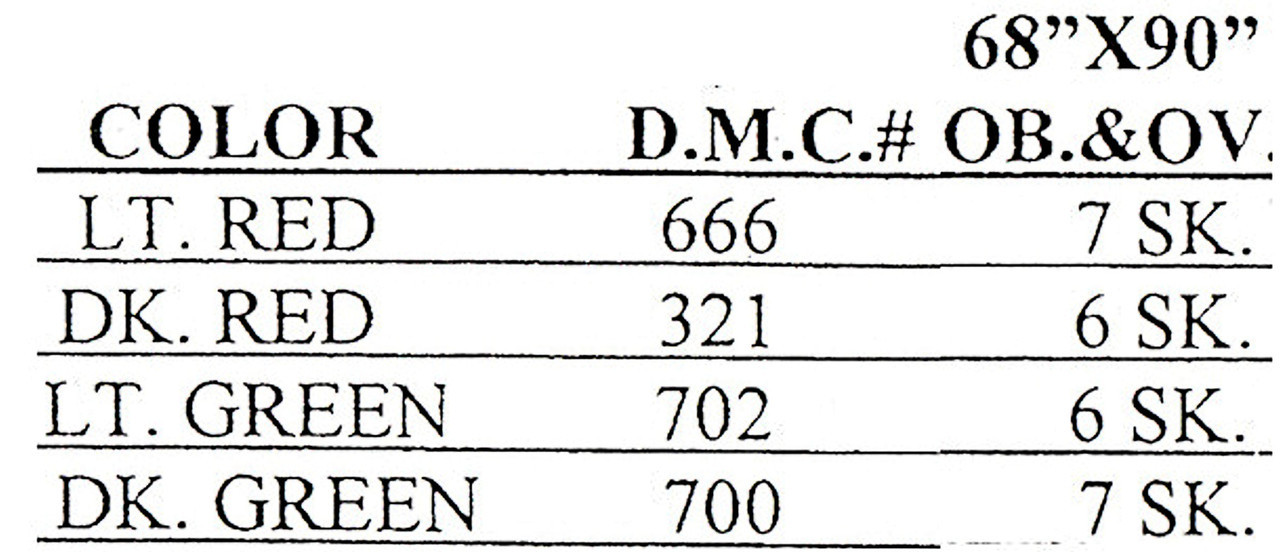 Design Works - Christmas Holly 68" x 90" Oval Tablecloth