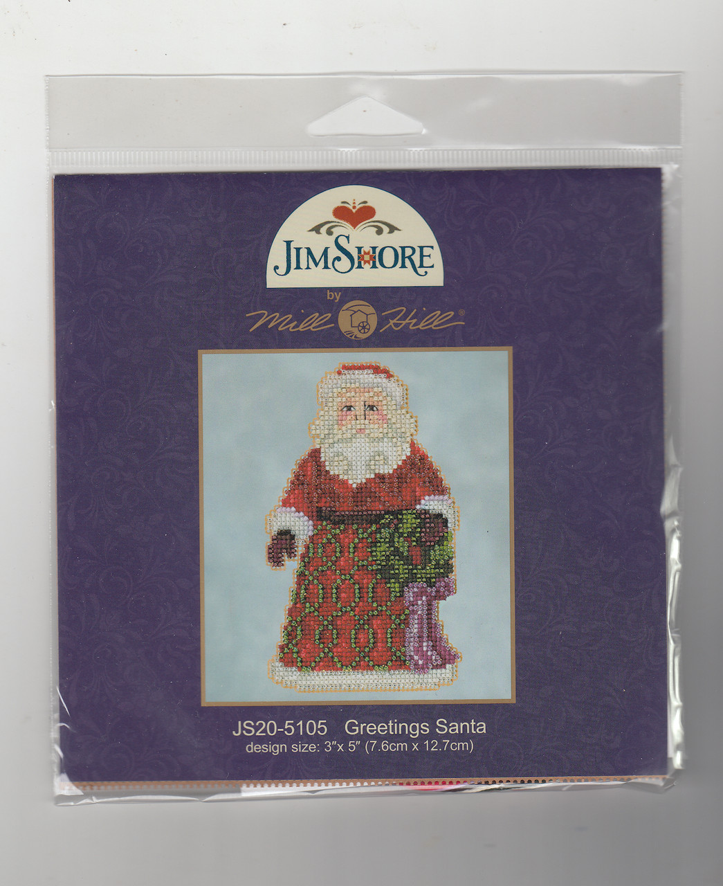 Mill Hill 2015 Jim Shore Winter Series Greetings Santa CrossStitchWorld
