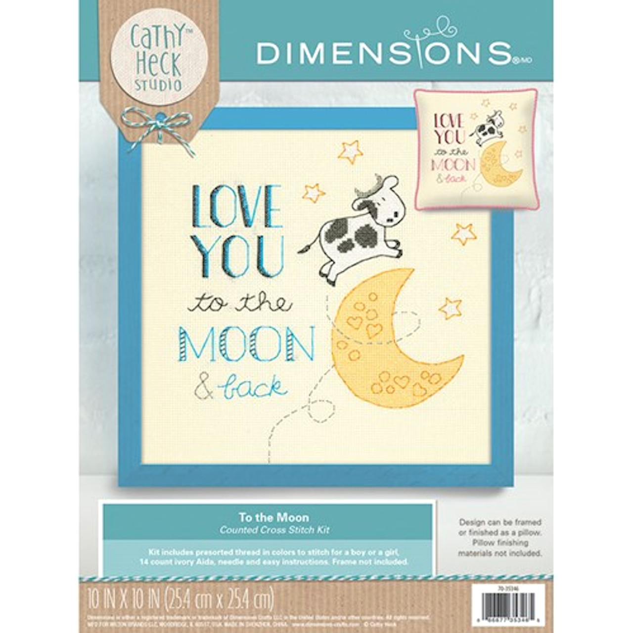 Dimensions Love You To The Moon Back Crossstitchworld