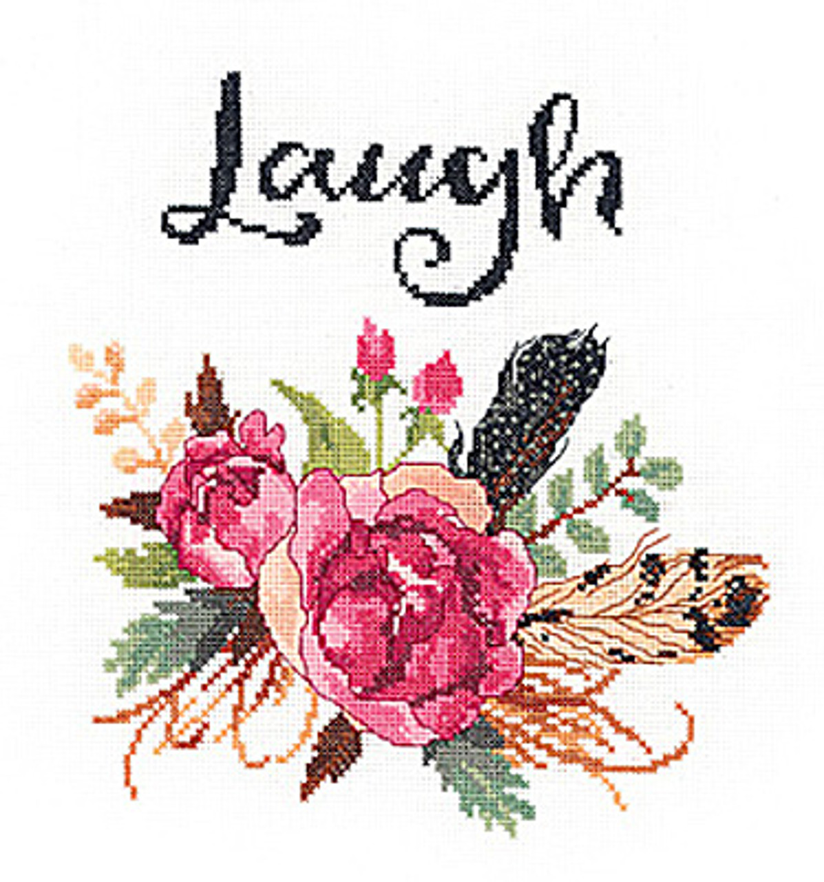 Janlynn - Watercolor Flowers Laugh